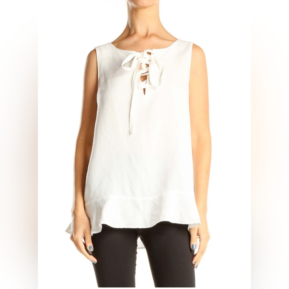 Ann Taylor Linen Tank Top, Size XS